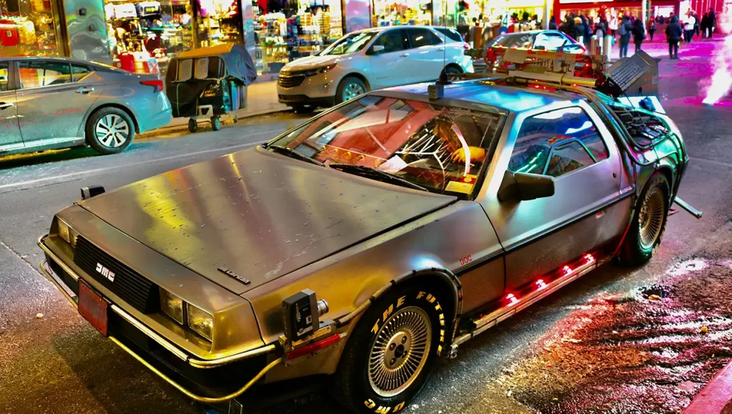 The Delorean was a convincing Time Machine In Back to the Future in the 80s