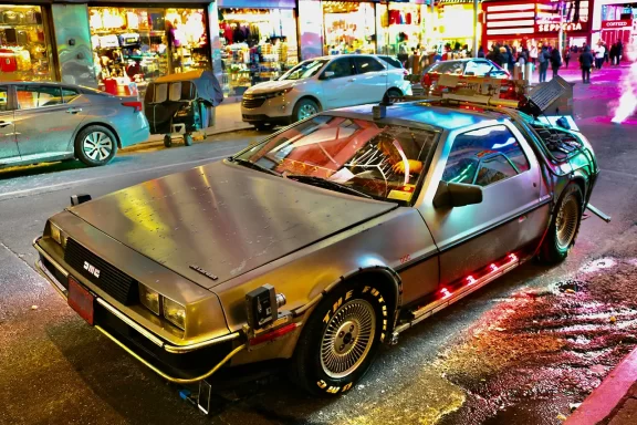 The Delorean was a convincing Time Machine In Back to the Future in the 80s